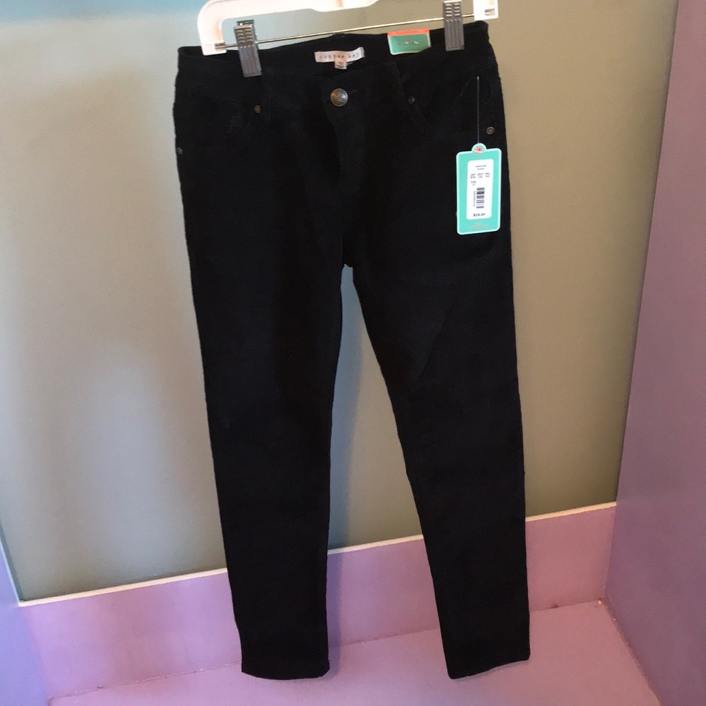 Copper key black corduroy pants! Size 10!